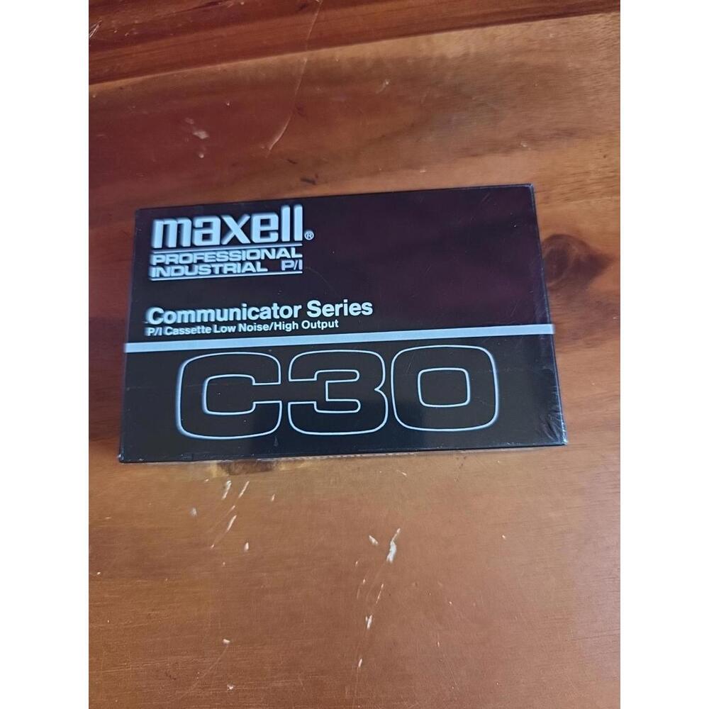 Maxell C120 Communicator Professional Series P/I CASSETTE TAPE New and Sealed